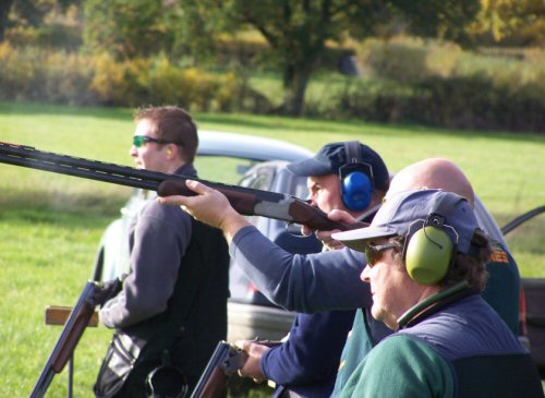 Clay pigeon shooting club in south Cheshire
